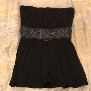 Sky black tube top. S.